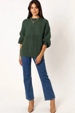Meredith Ribbed Crewneck Knit Sweater
