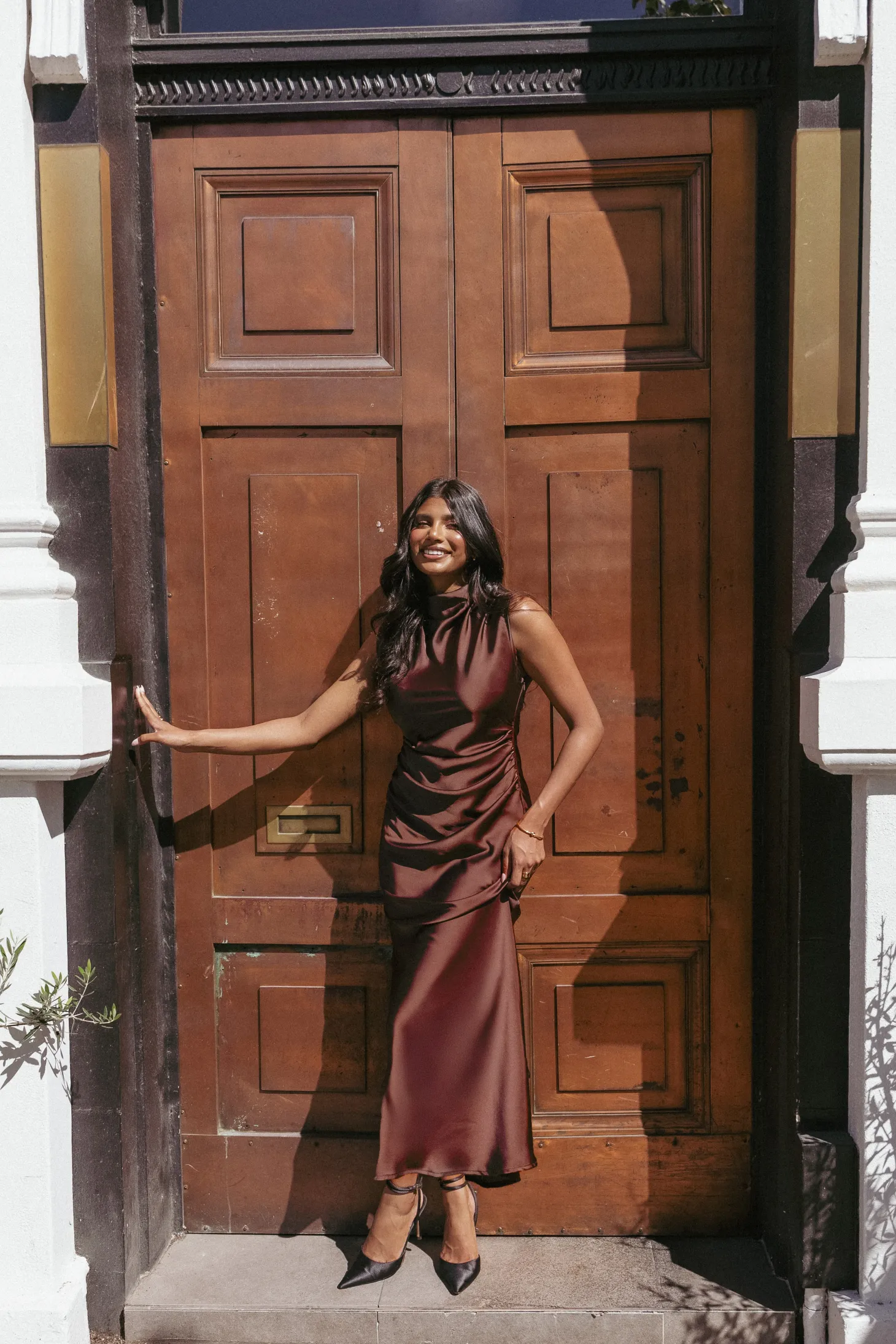Meryn High Neck Dress