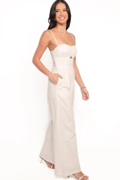 Metra Scalloped Jumpsuit