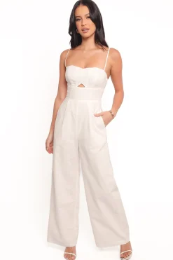 Metra Scalloped Jumpsuit