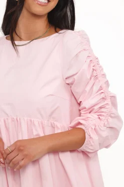 Micaela Long Sleeve Mini Dress