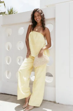 Michele Strapless Jumpsuit