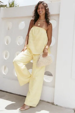 Michele Strapless Jumpsuit