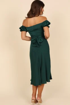 Mickenna Sweetheart Frill Midi Dress