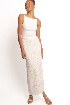Mika Floral Lace Maxi Skirt