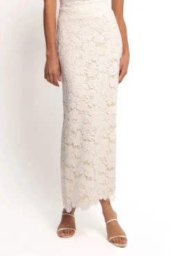 Mika Floral Lace Maxi Skirt