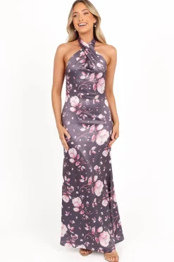 Mila Halterneck Maxi Dress