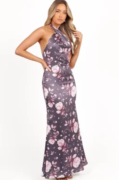 Mila Halterneck Maxi Dress