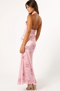 Mila Halterneck Maxi Dress