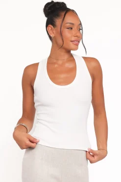 Miles Racerback Rib Knit Tank Top
