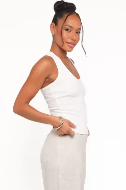 Miles Racerback Rib Knit Tank Top