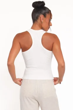 Miles Racerback Rib Knit Tank Top