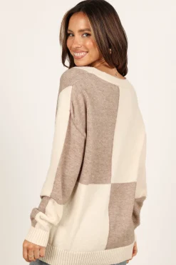Millie Large Check Cardigan