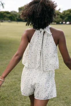 Mindy Halterneck Romper