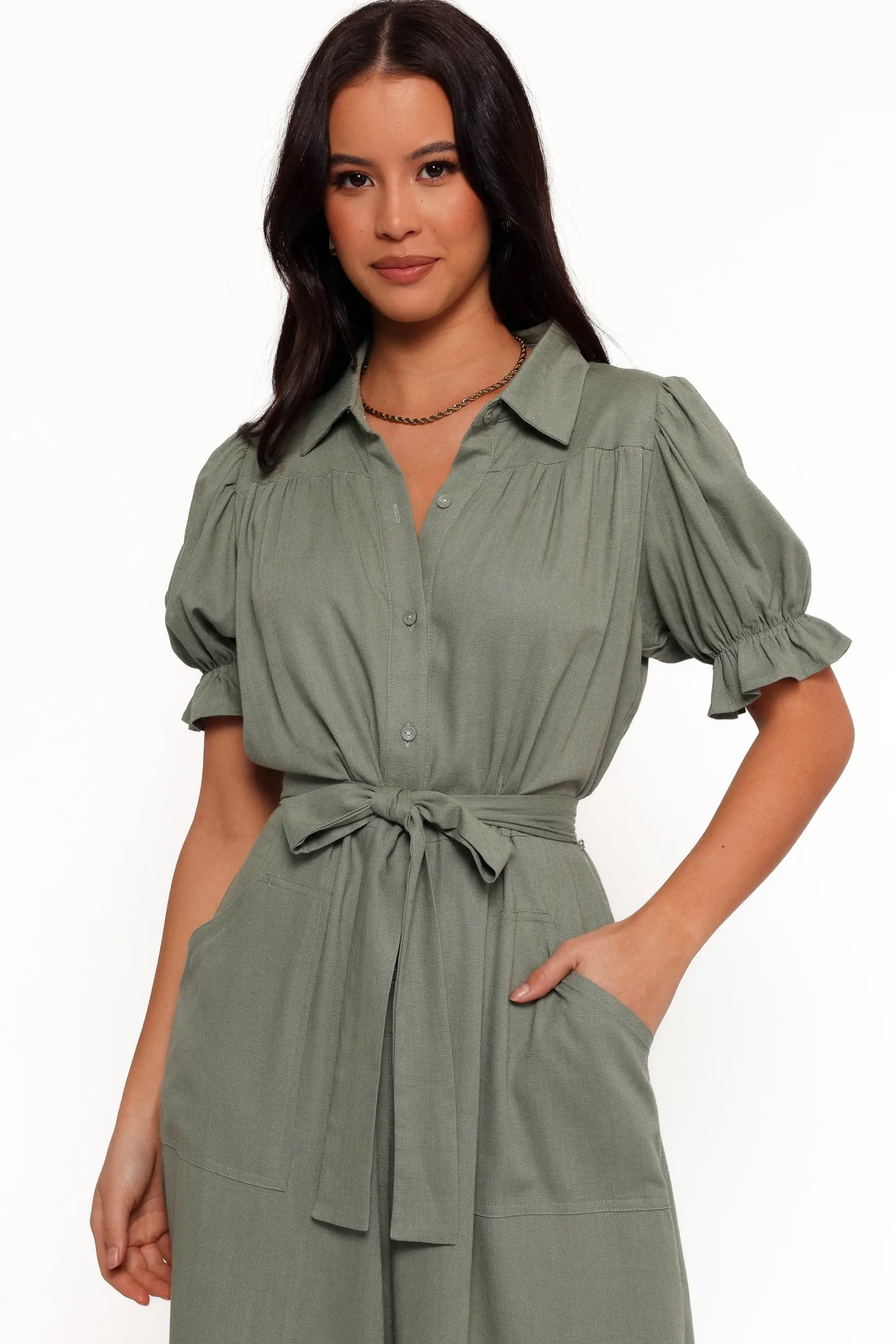 Minnie Waist Tie Jumpsuit