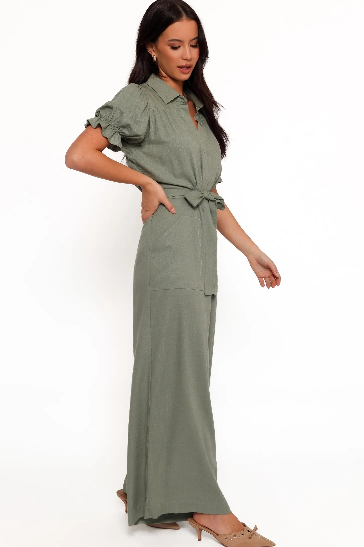 Minnie Waist Tie Jumpsuit
