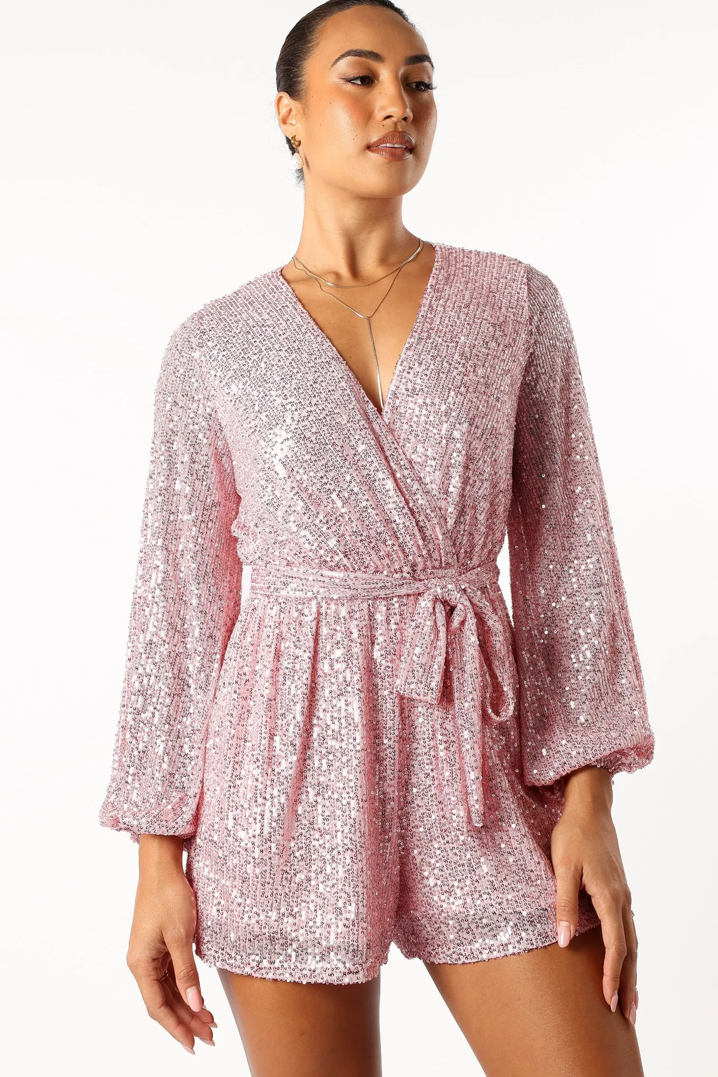 Monica Sequin Romper