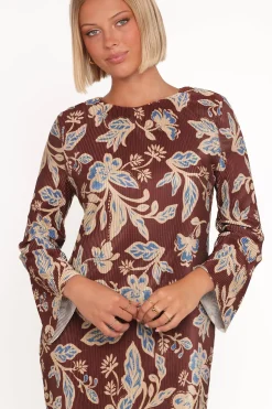 Morena Long Sleeve Midi Dress