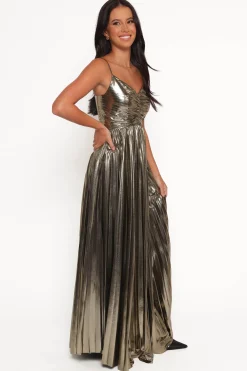 Naira Pleated Maxi Dress