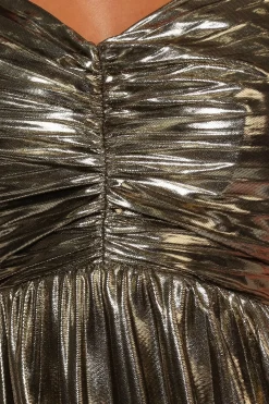 Naira Pleated Maxi Dress