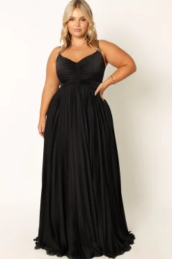 Naira Pleated Maxi Dress