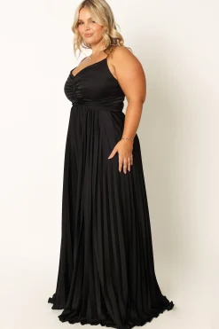 Naira Pleated Maxi Dress