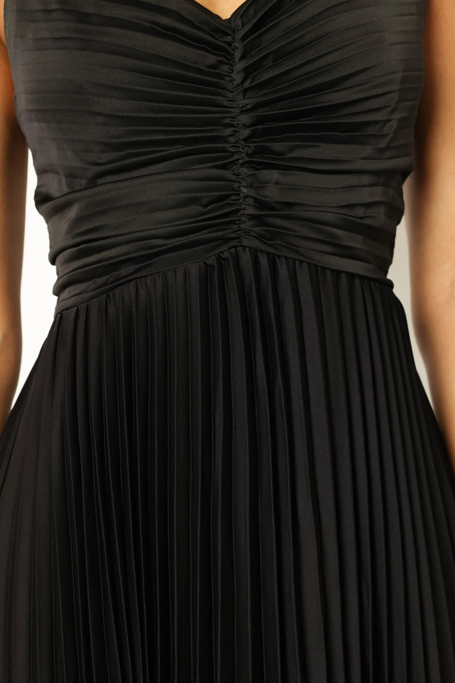 Naira Pleated Maxi Dress