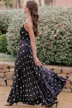 Naira Pleated Maxi Dress