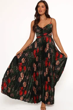 Naira Pleated Maxi Dress