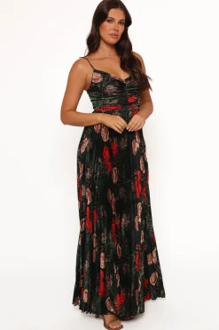 Naira Pleated Maxi Dress