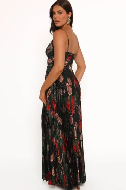 Naira Pleated Maxi Dress