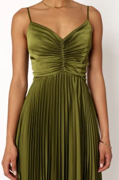 Naira Pleated Maxi Dress