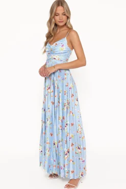 Naira Pleated Maxi Dress