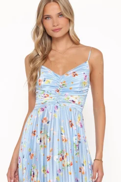 Naira Pleated Maxi Dress