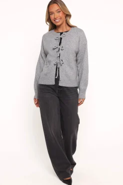 Neri Bow Tie Front Cardigan
