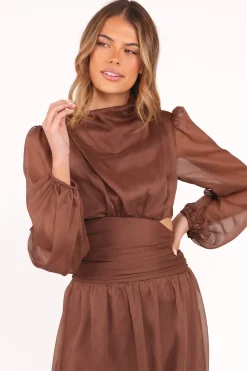 Neveah Long Sleeve Maxi Dress
