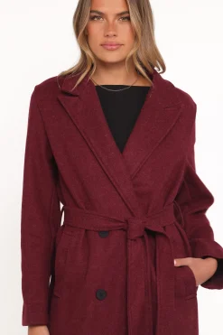 Nina Fur Collar Tie Waist Coat