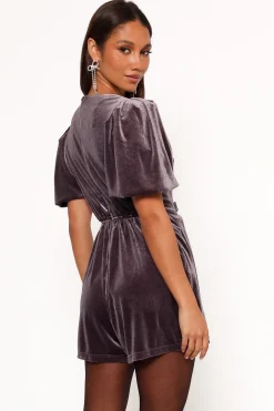 Norah Velvet Romper