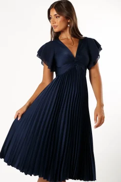 Nova Flutter Sleeve Midi Dress
