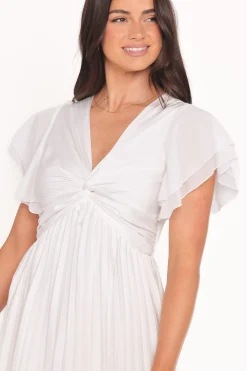 Nova Flutter Sleeve Midi Dress