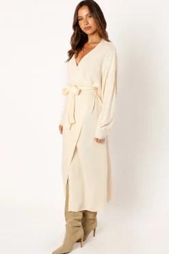 Nova Wrap Knit Midi Dress
