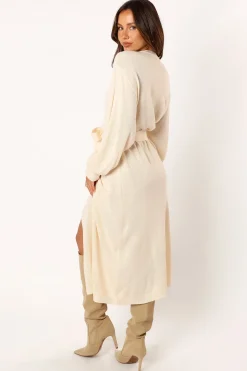 Nova Wrap Knit Midi Dress