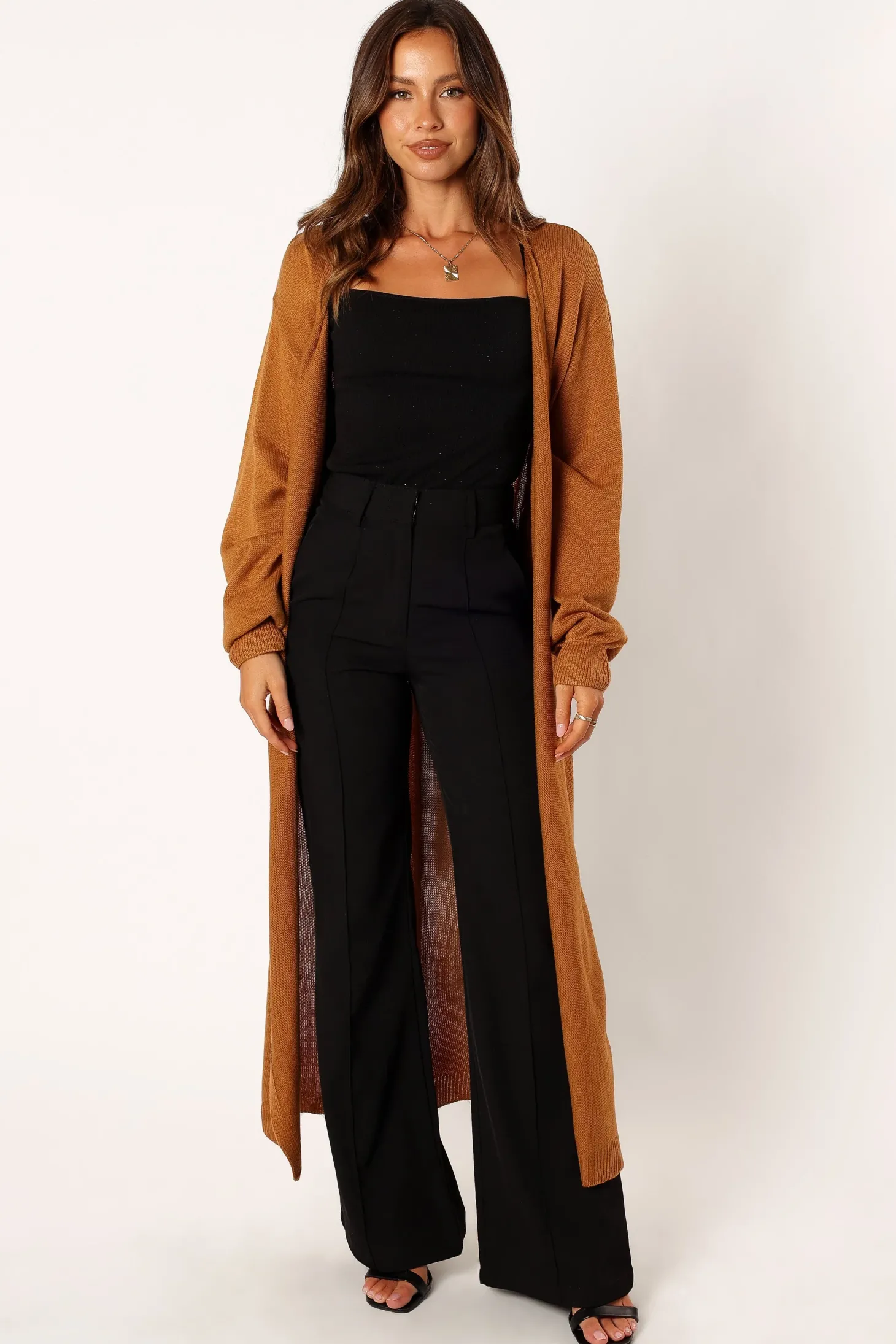Nova Wrap Knit Midi Dress