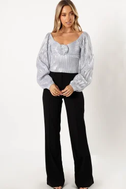 Nyra Rose Detail Top