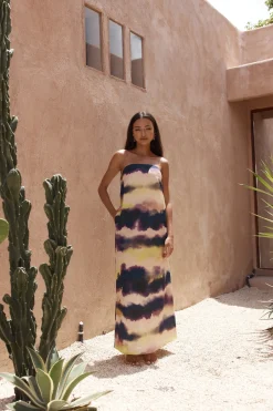 Oasis Strapless Maxi Dress