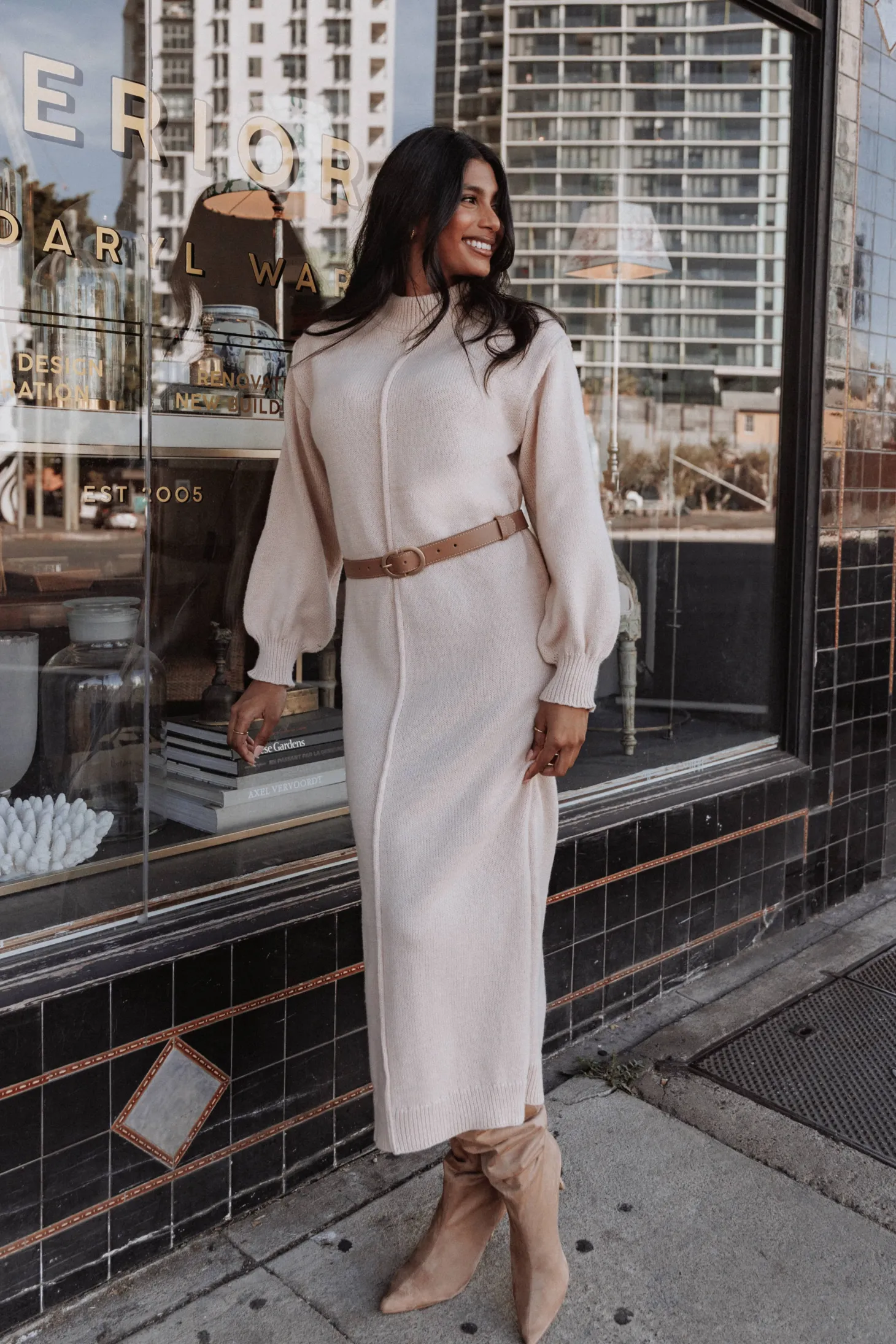 Odile Knit Midi Dress