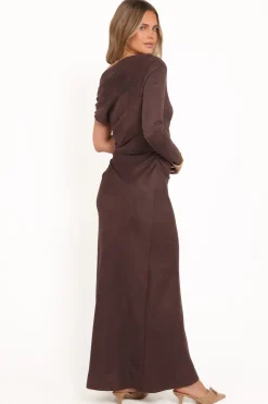 Olympia Off Shoulder Maxi Dress