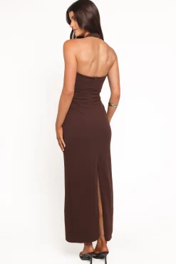 Ongelique Halterneck Maxi Dress