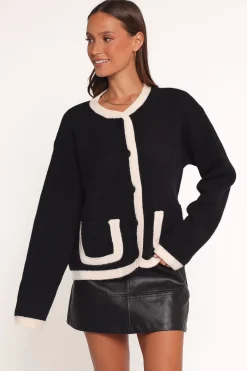 Orabelle Contrast Hem Cardigan