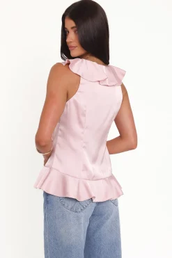 Orelia Ruffle Front Top